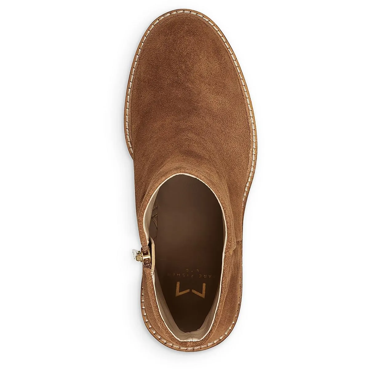 Haleena Womens Suede Almond Toe Ankle Boots