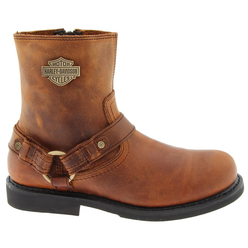 Harley Davidson Scout Full Grain Leather Men's Harness Riding Boots