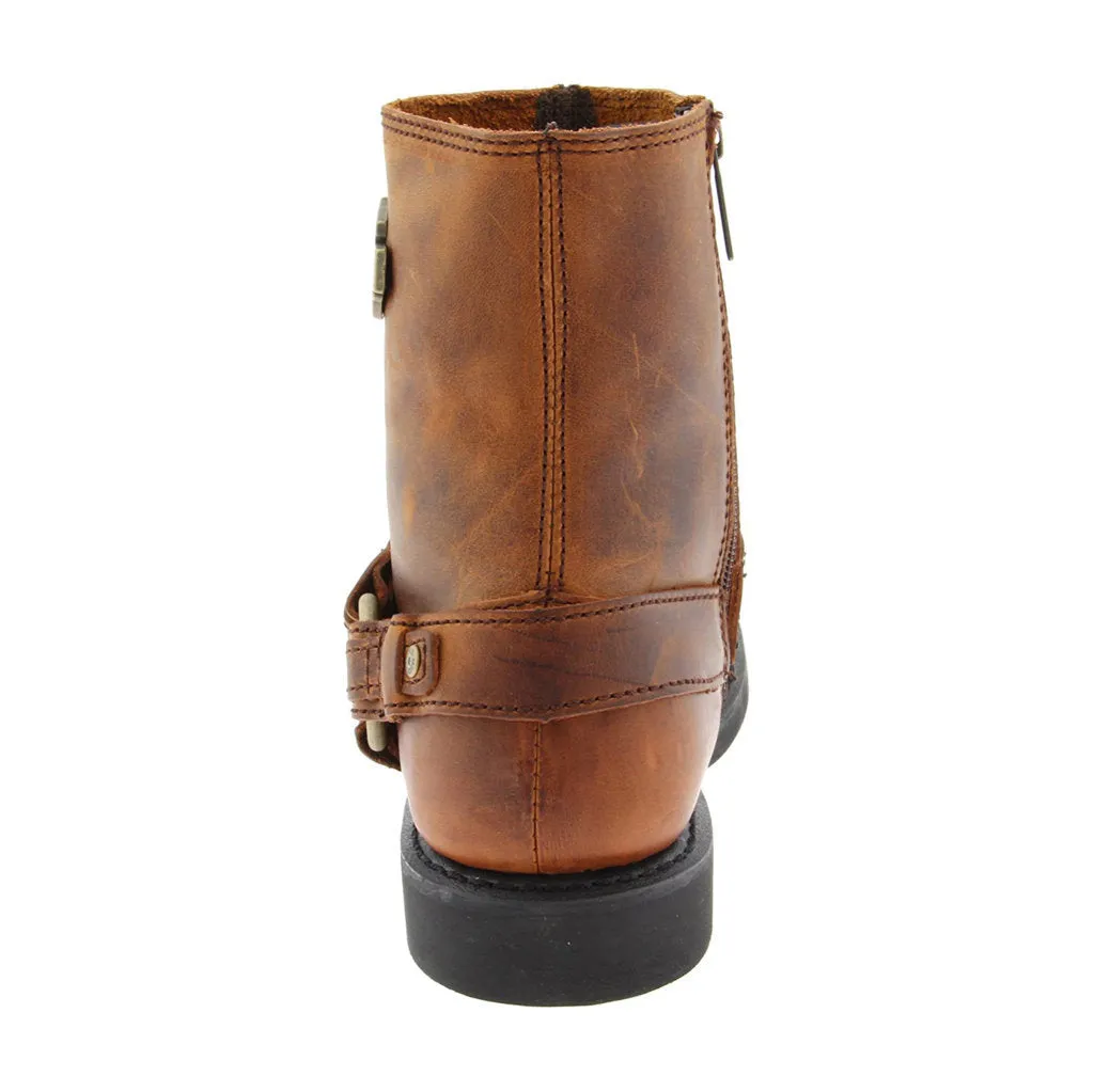 Harley Davidson Scout Full Grain Leather Men's Harness Riding Boots