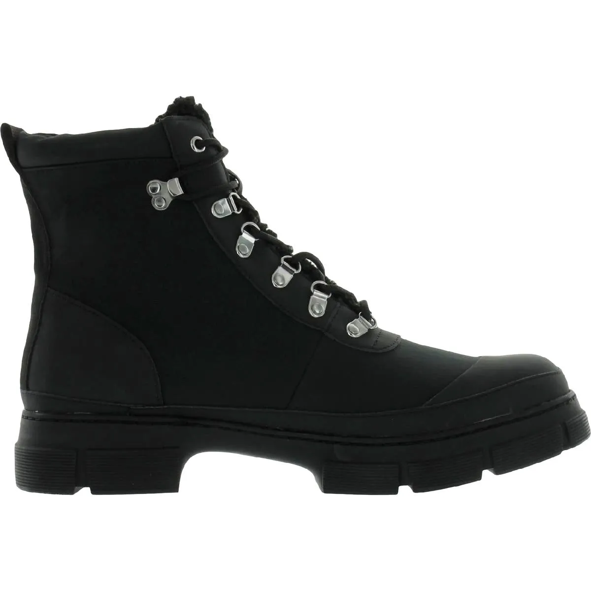 Hildy Womens Lug Sole Lace Up Ankle Boots