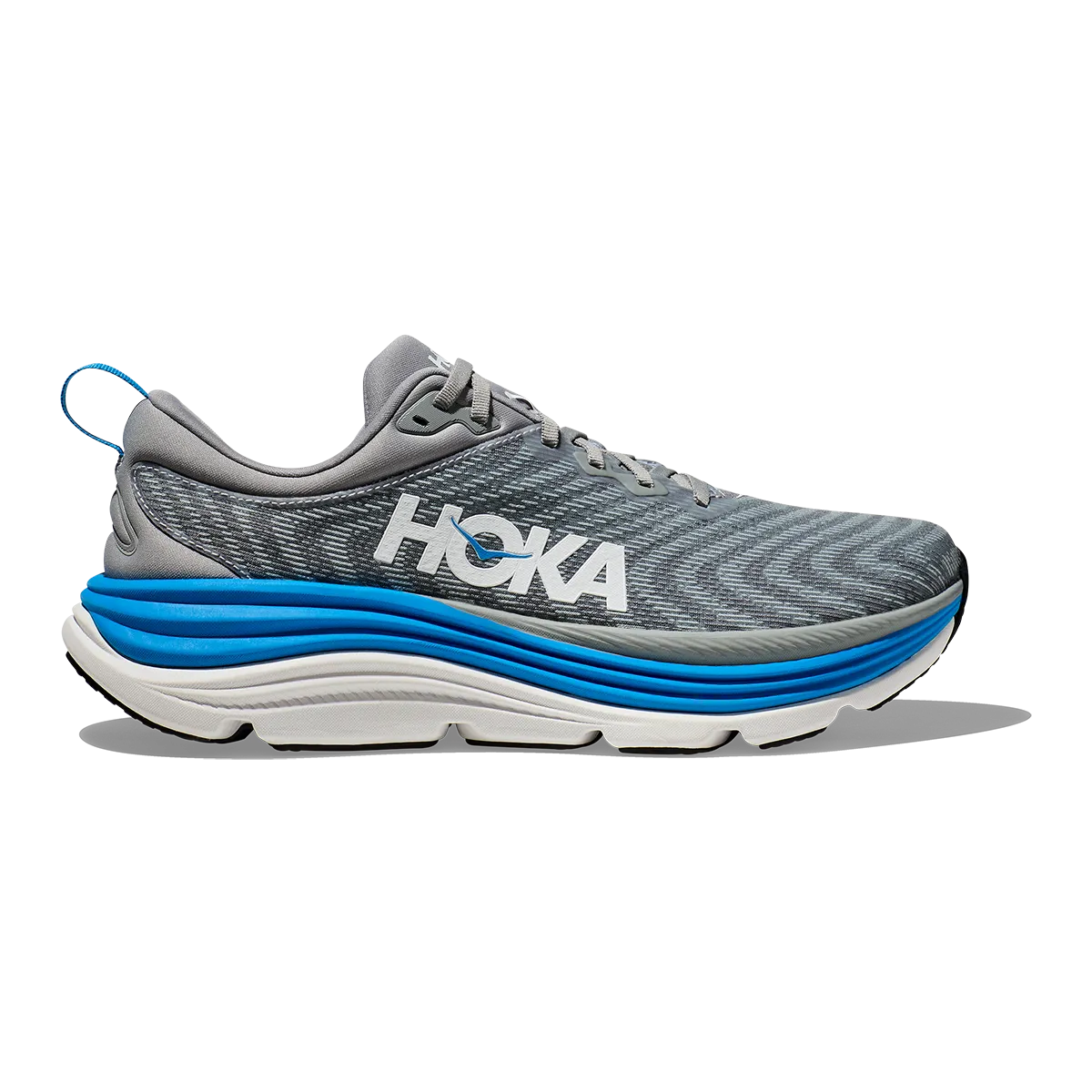 Hoka Gaviota 5 - Limestone - Diva Blue