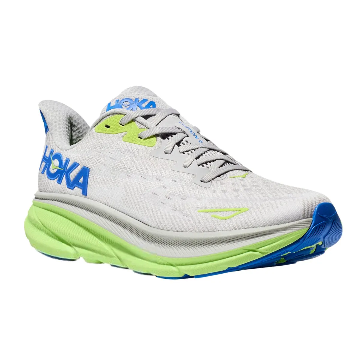 Hoka One One Men's Clifton 9 Stardust/Electric Cobalt