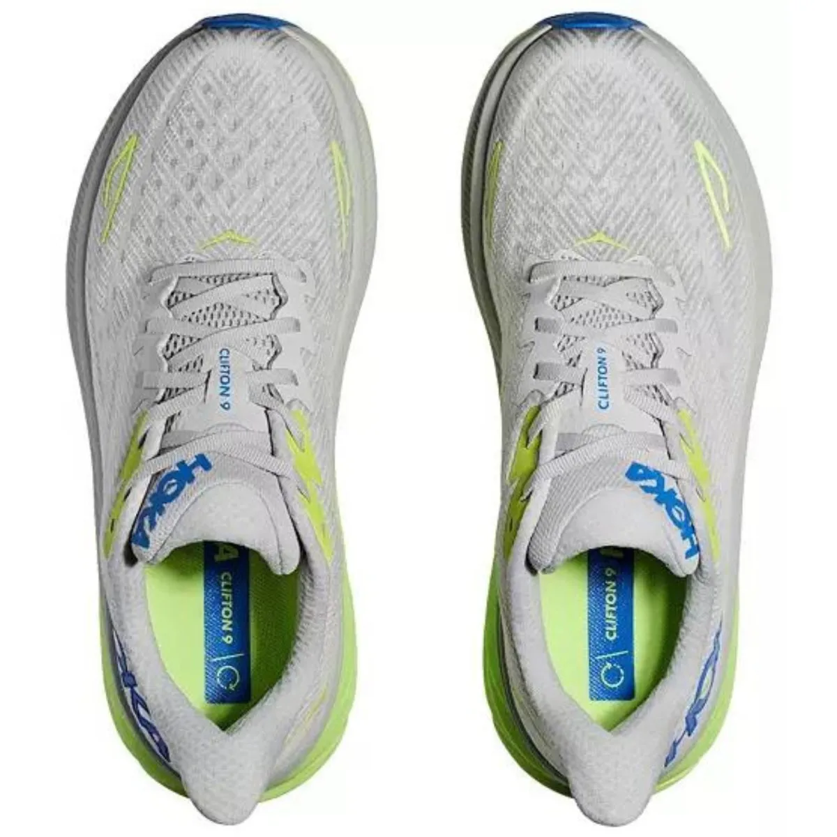 Hoka One One Men's Clifton 9 Stardust/Electric Cobalt
