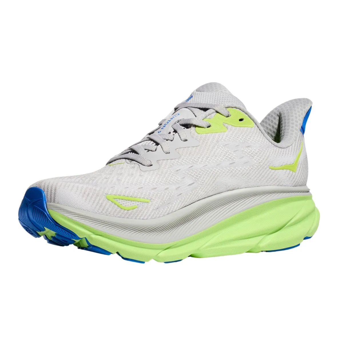 Hoka One One Men's Clifton 9 Stardust/Electric Cobalt
