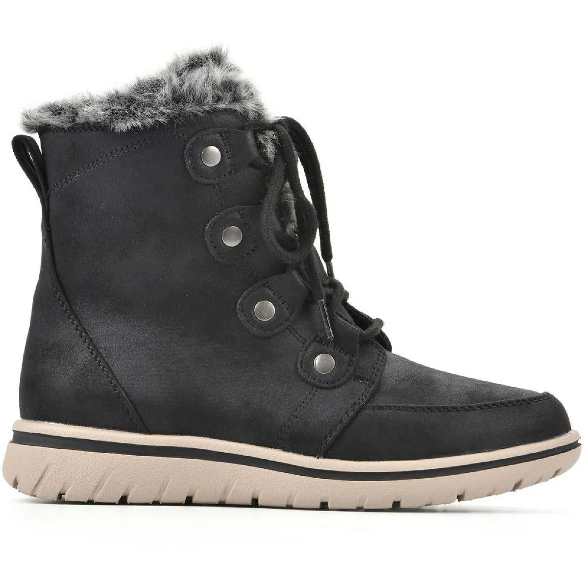 Holly Womens Faux Leather Ankle Ankle Boots