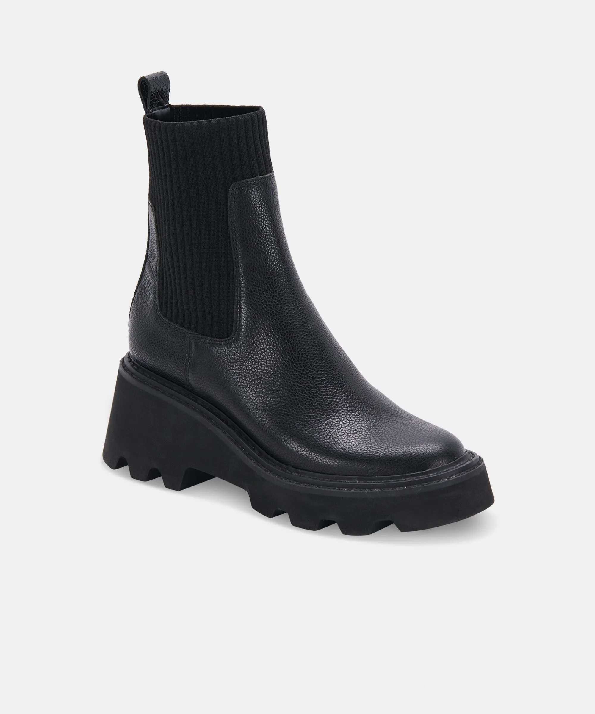 HOVEN BOOTS BLACK LEATHER