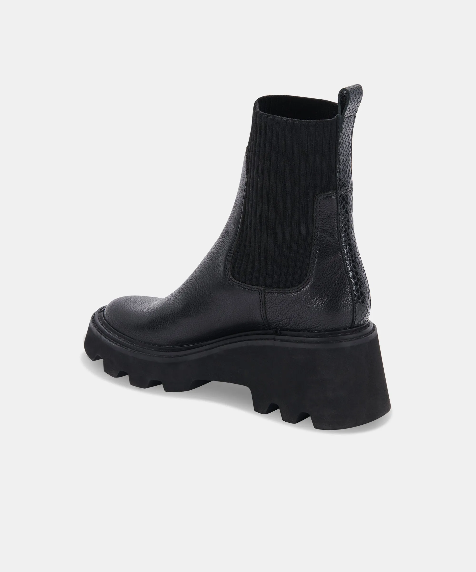 HOVEN BOOTS BLACK LEATHER