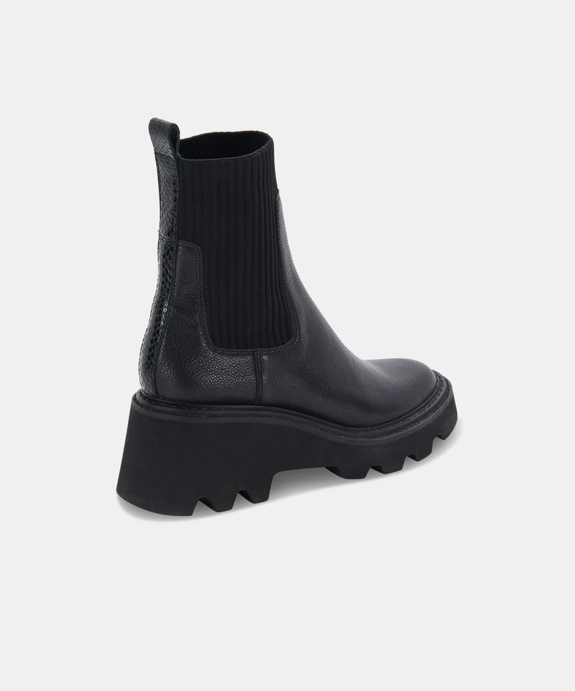 HOVEN BOOTS BLACK LEATHER