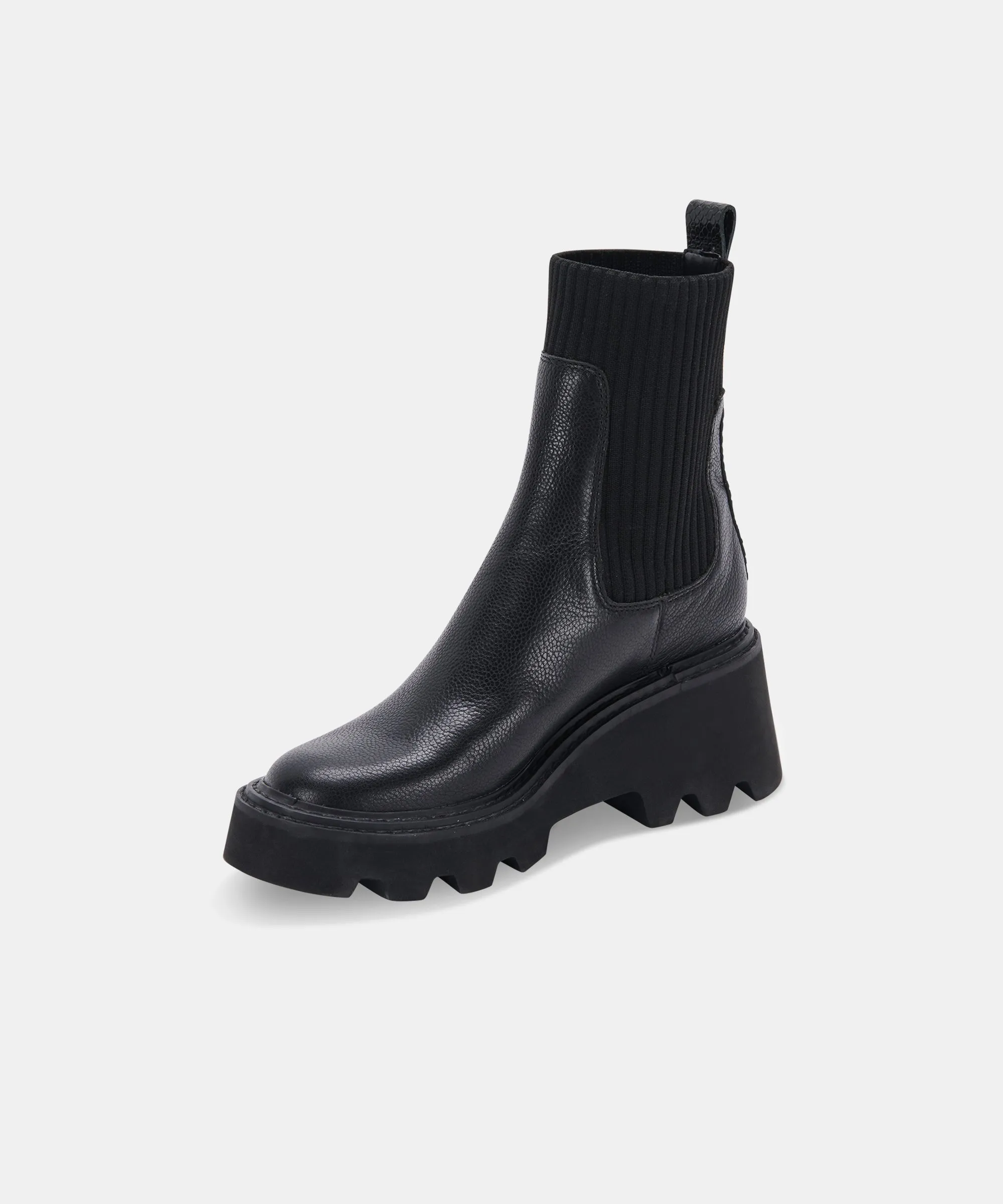 HOVEN BOOTS BLACK LEATHER