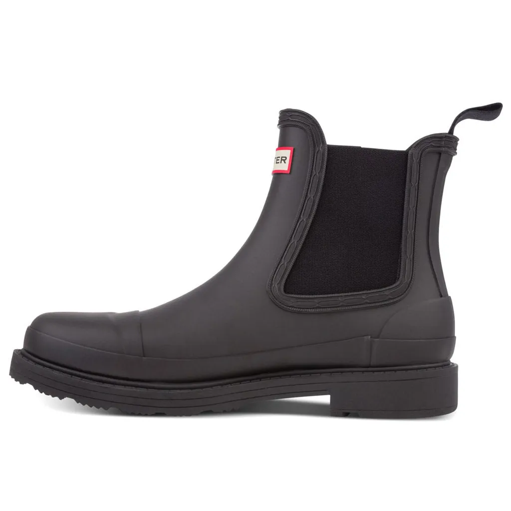 Hunter Commando Synthetic Women's Chelsea Boots