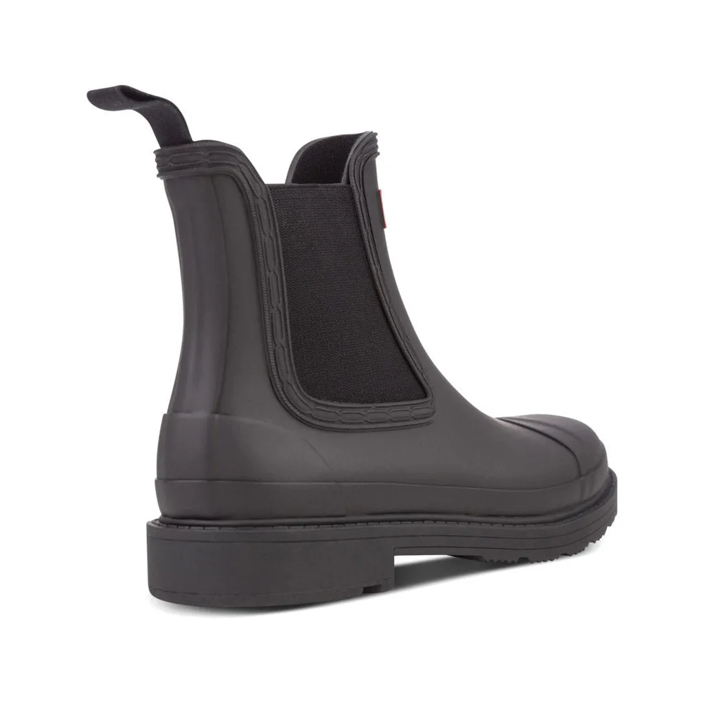 Hunter Commando Synthetic Women's Chelsea Boots
