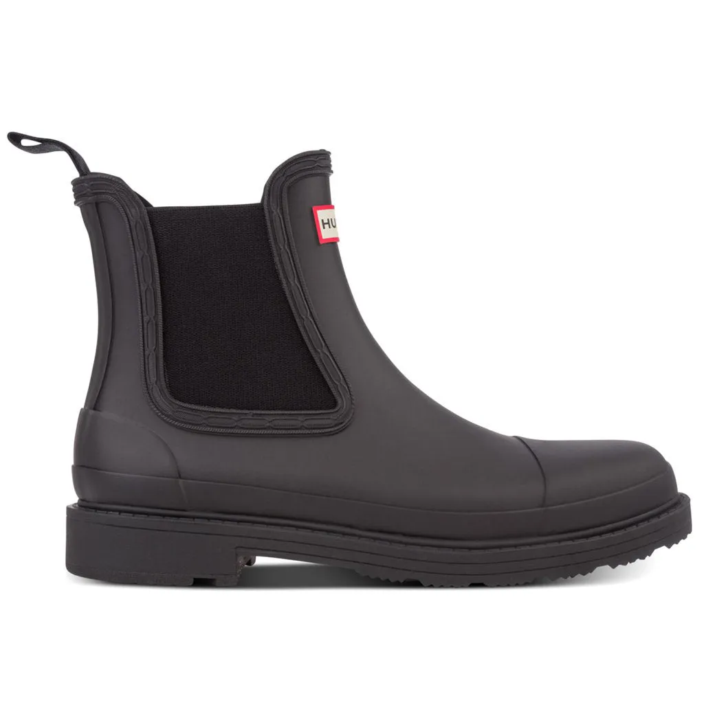 Hunter Commando Synthetic Women's Chelsea Boots