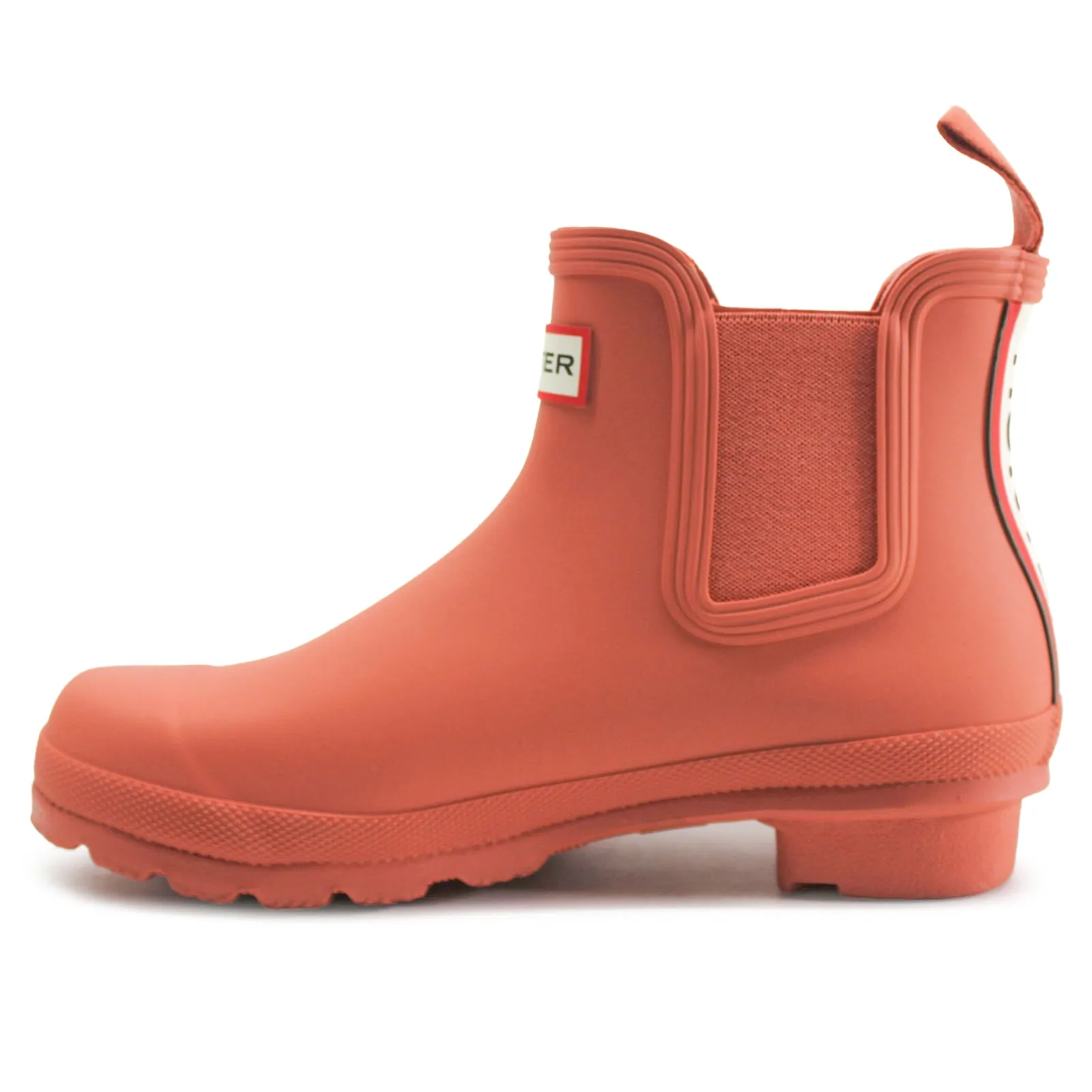 Hunter Original Chelsea Tri Colour Logo Backstrap Rubber Women's Ankle Boots