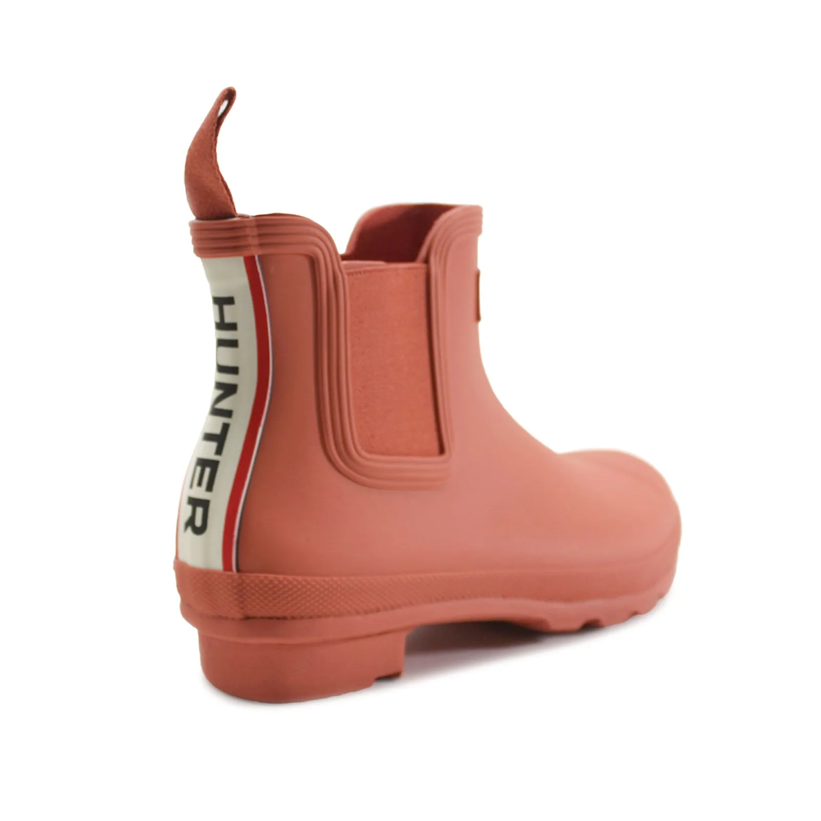 Hunter Original Chelsea Tri Colour Logo Backstrap Rubber Women's Ankle Boots