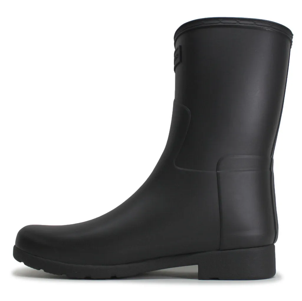 Hunter Refined Short Eyelet Rubber Textile Women's Mid Calf Wellington Boots