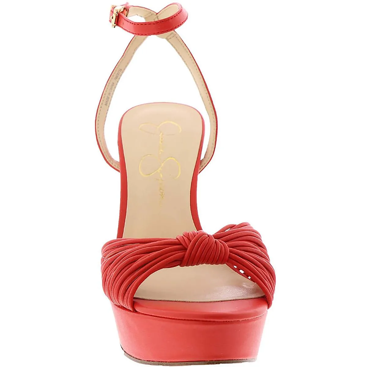 Immie Womens Ankle Strap Platform Pumps