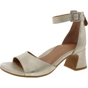 Iona Womens Metallic Leather Ankle Strap
