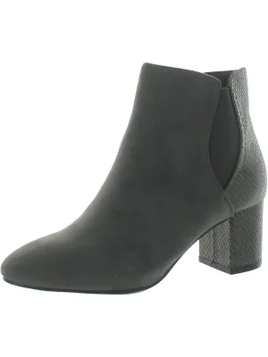 IVYNAAF Womens Faux Leather Ankle Boots