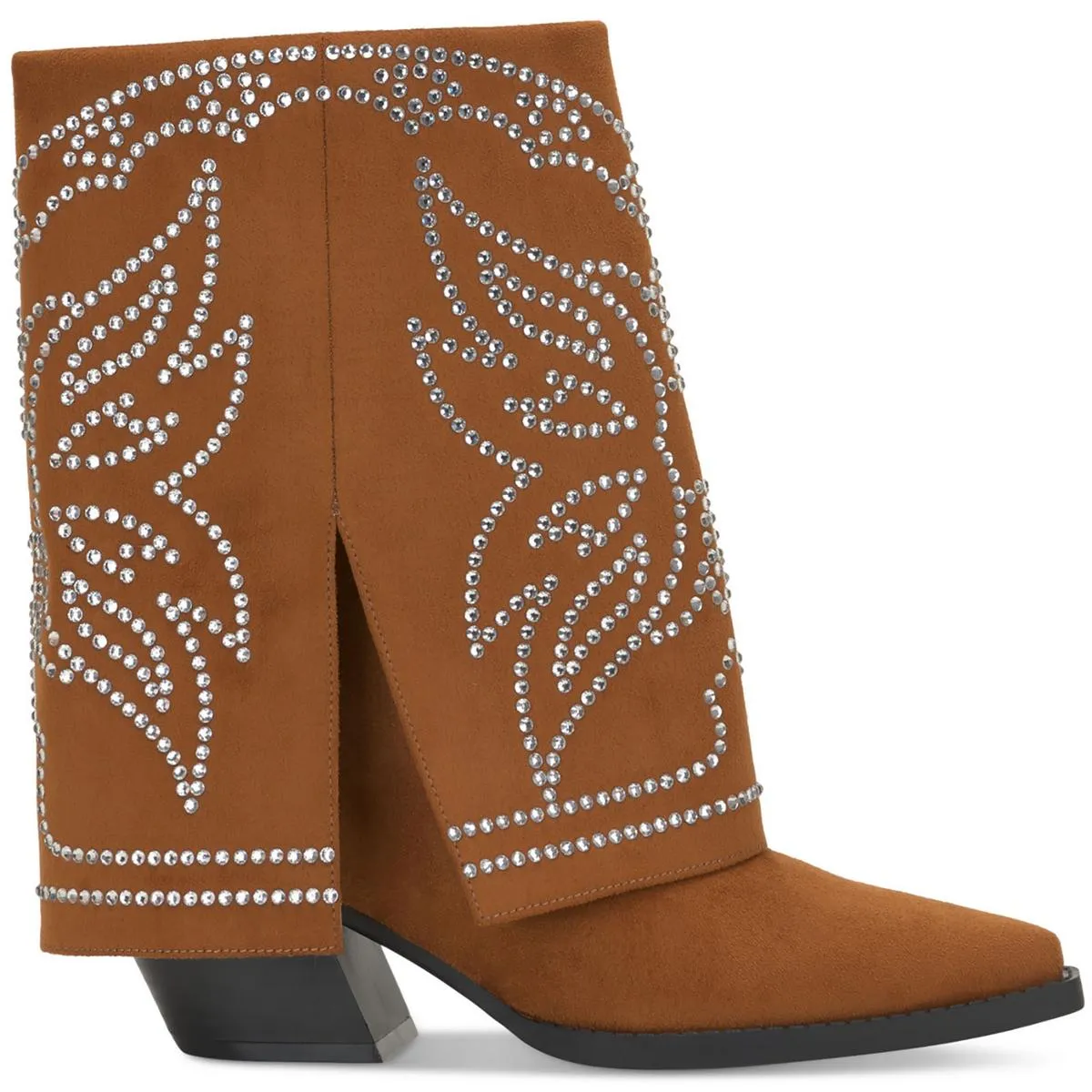 Jadiza Womens Faux Suede Ankle Cowboy, Western Boots