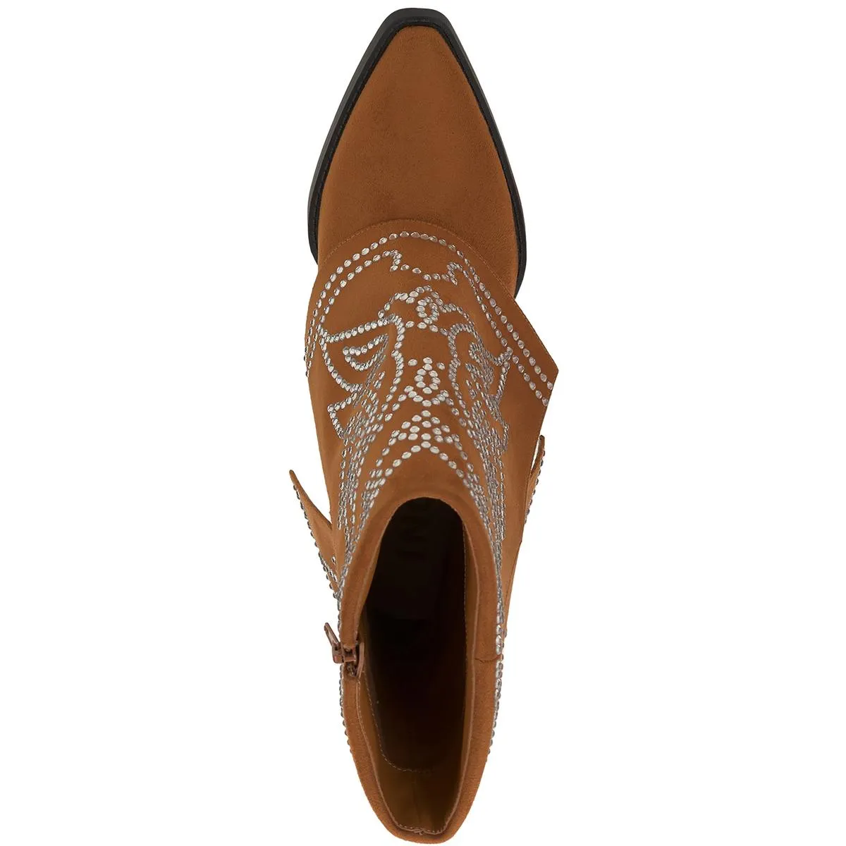 Jadiza Womens Faux Suede Ankle Cowboy, Western Boots