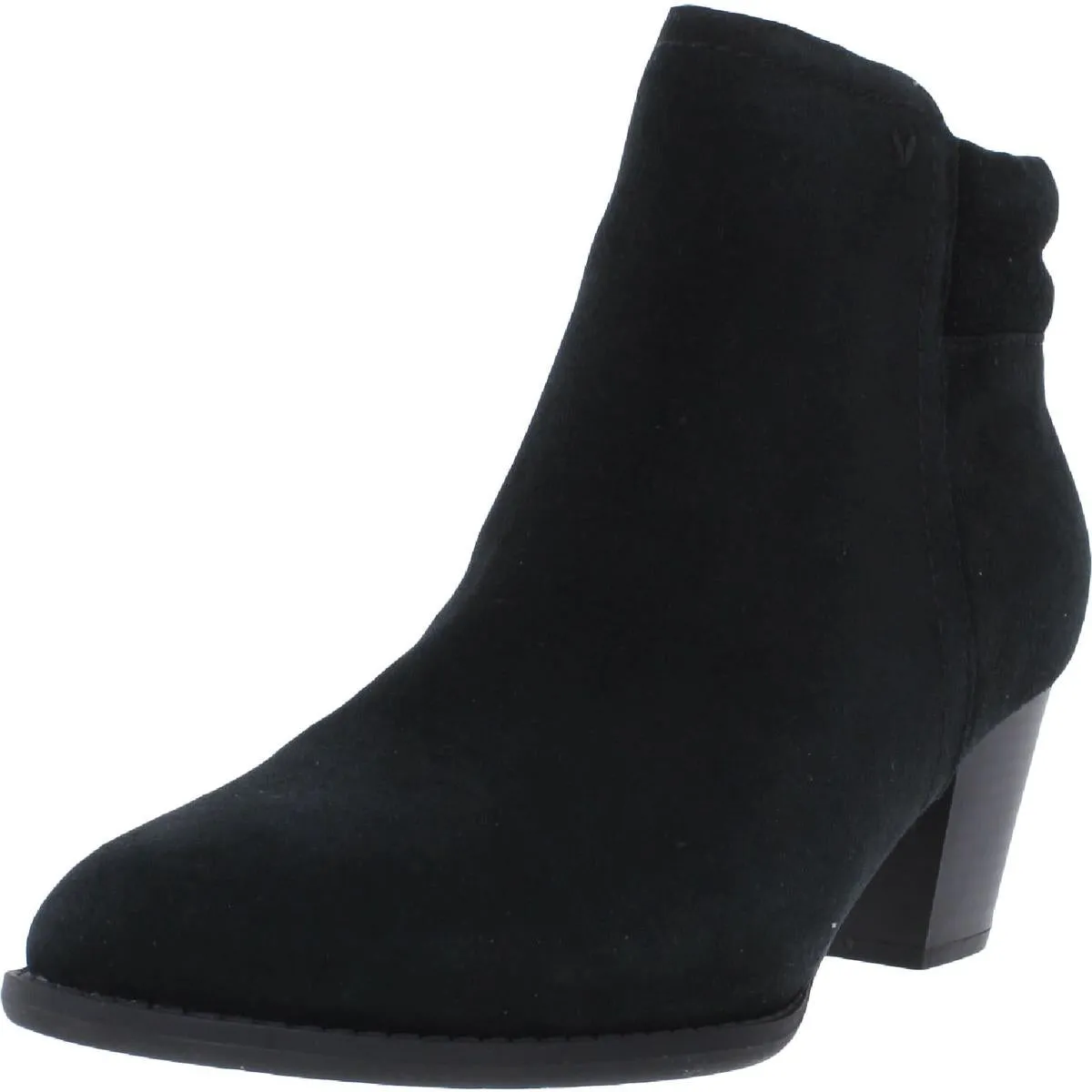 Jessie Womens Suede Almond Toe Ankle Boots