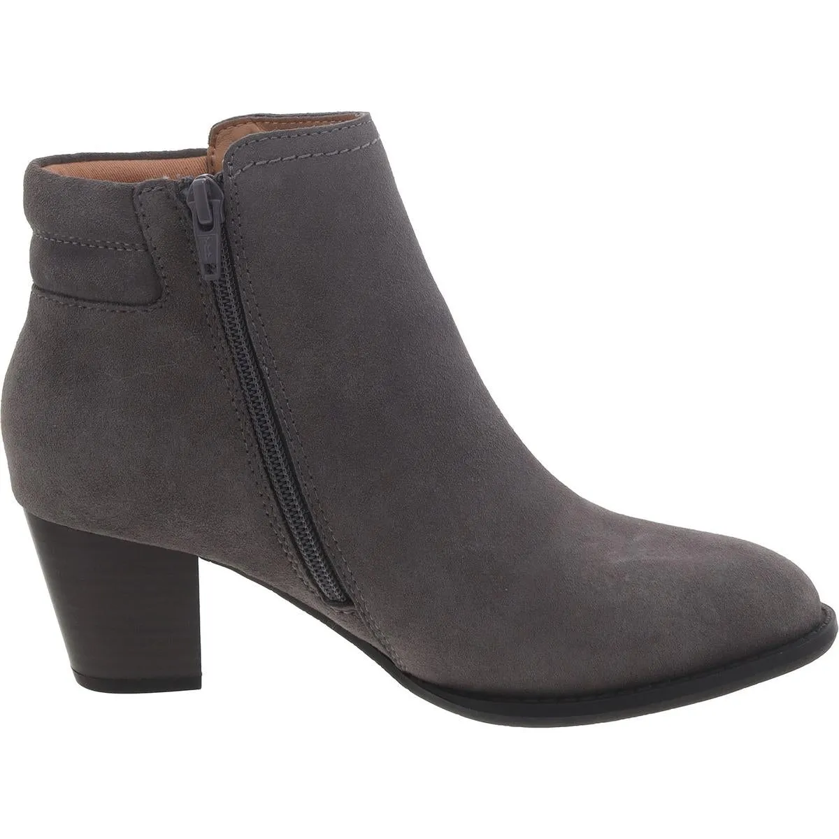 Jessie Womens Suede Almond Toe Ankle Boots