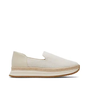 Jocelyn Cream Textile Espadrille Sneaker