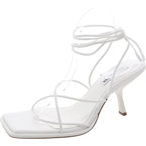 Jolene Womens Strappy Leather Ankle Strap