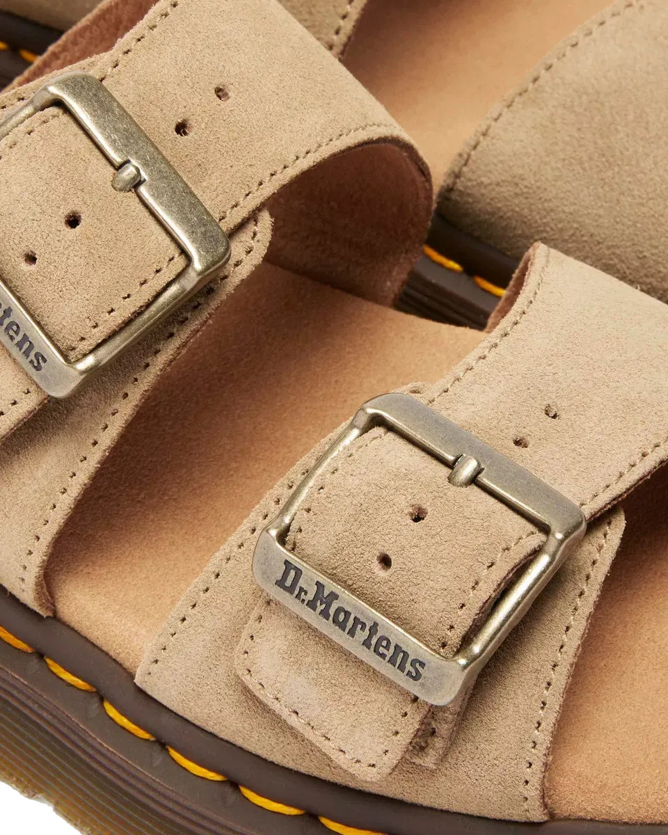 Josef Bronx Suede Sandals in Savannah Tan