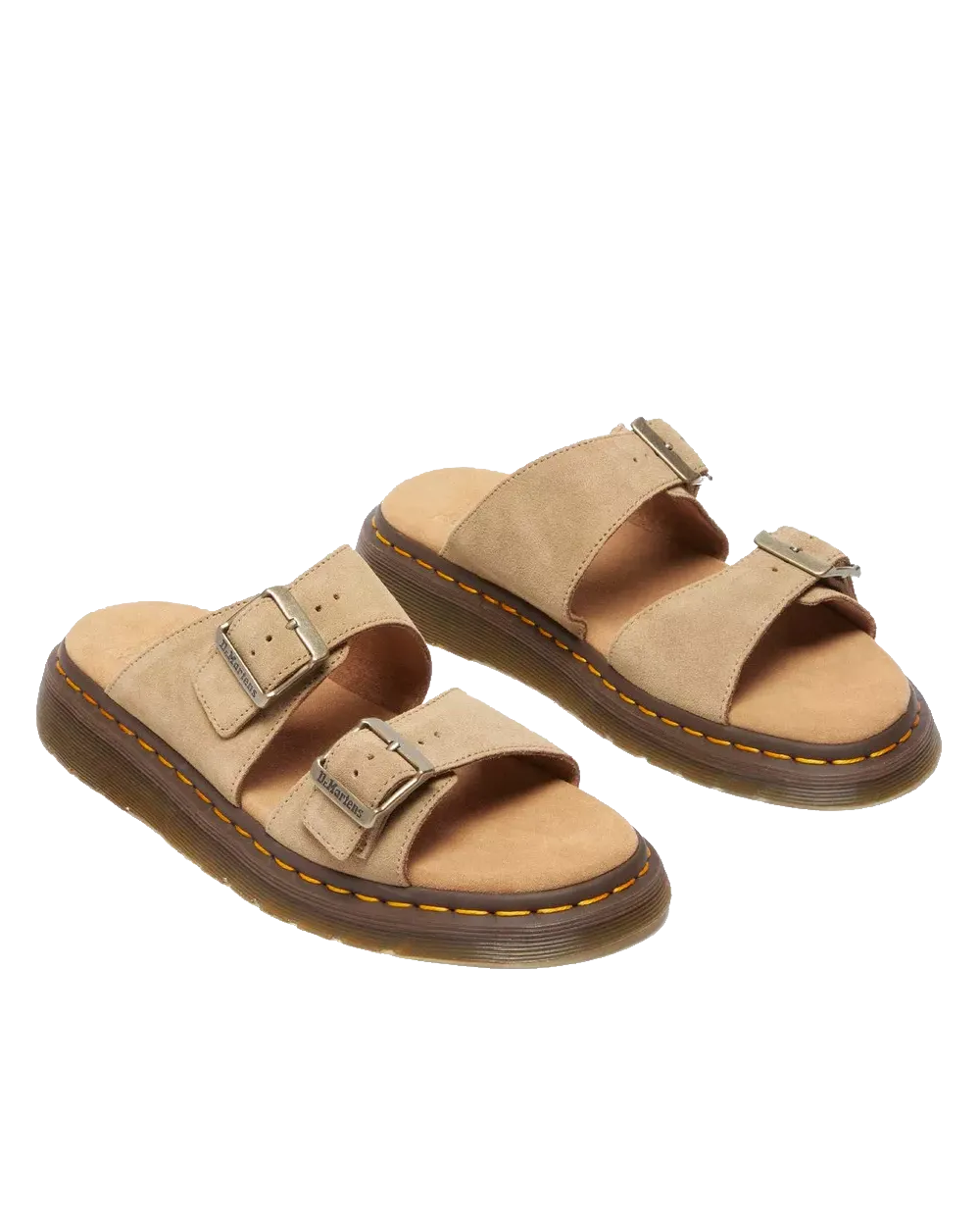 Josef Bronx Suede Sandals in Savannah Tan