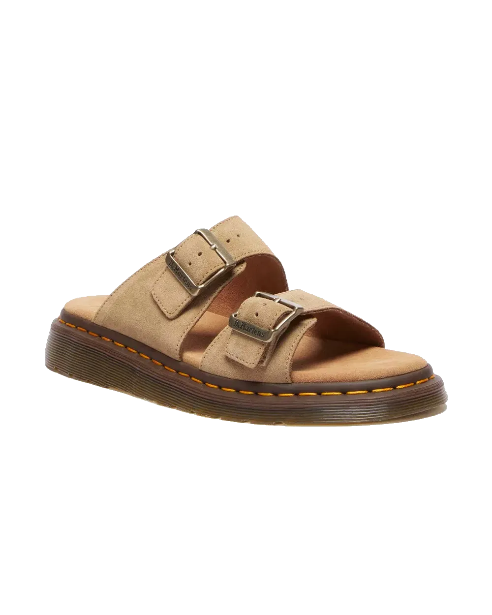 Josef Bronx Suede Sandals in Savannah Tan