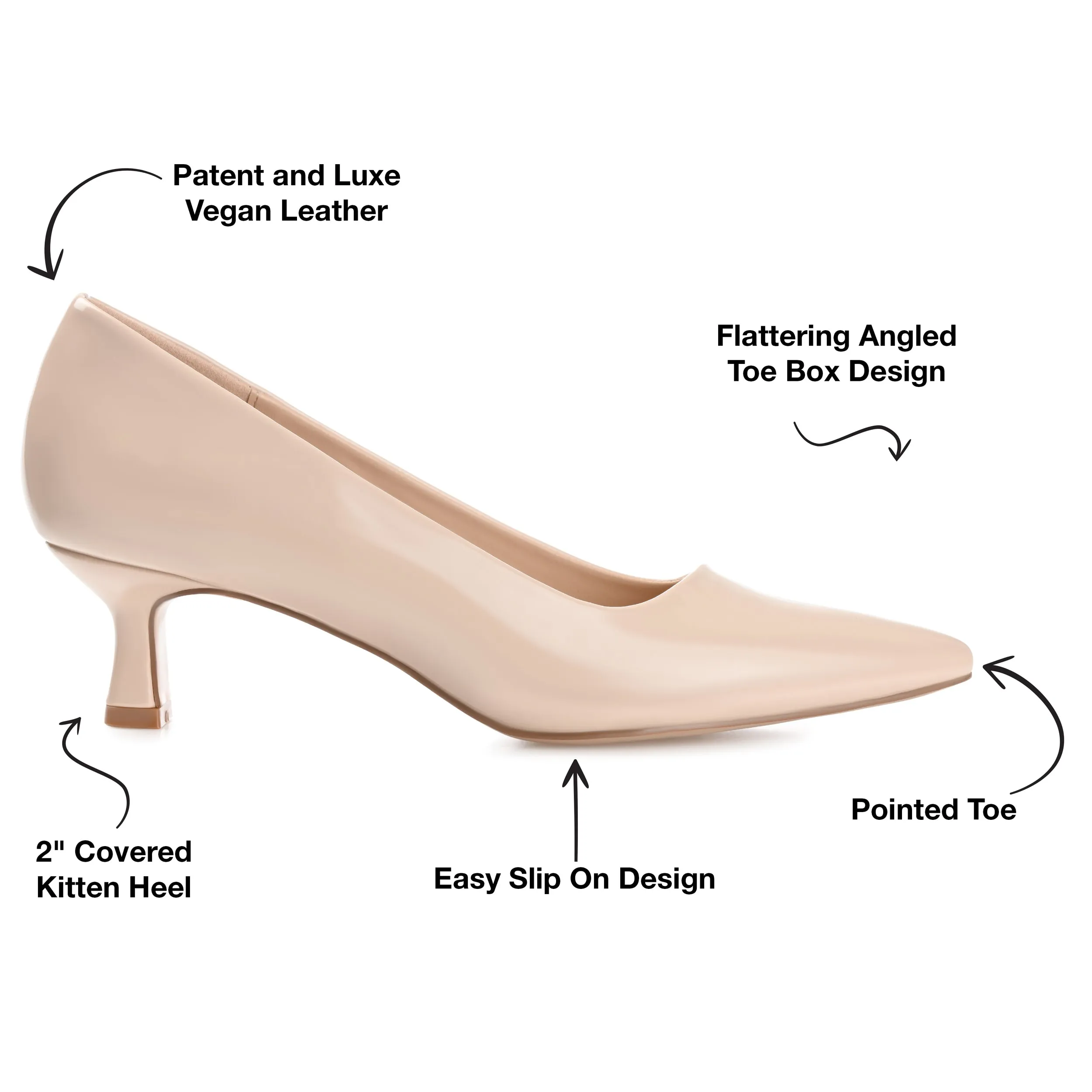 Journee Collection Women's Celica Wide Width Pump