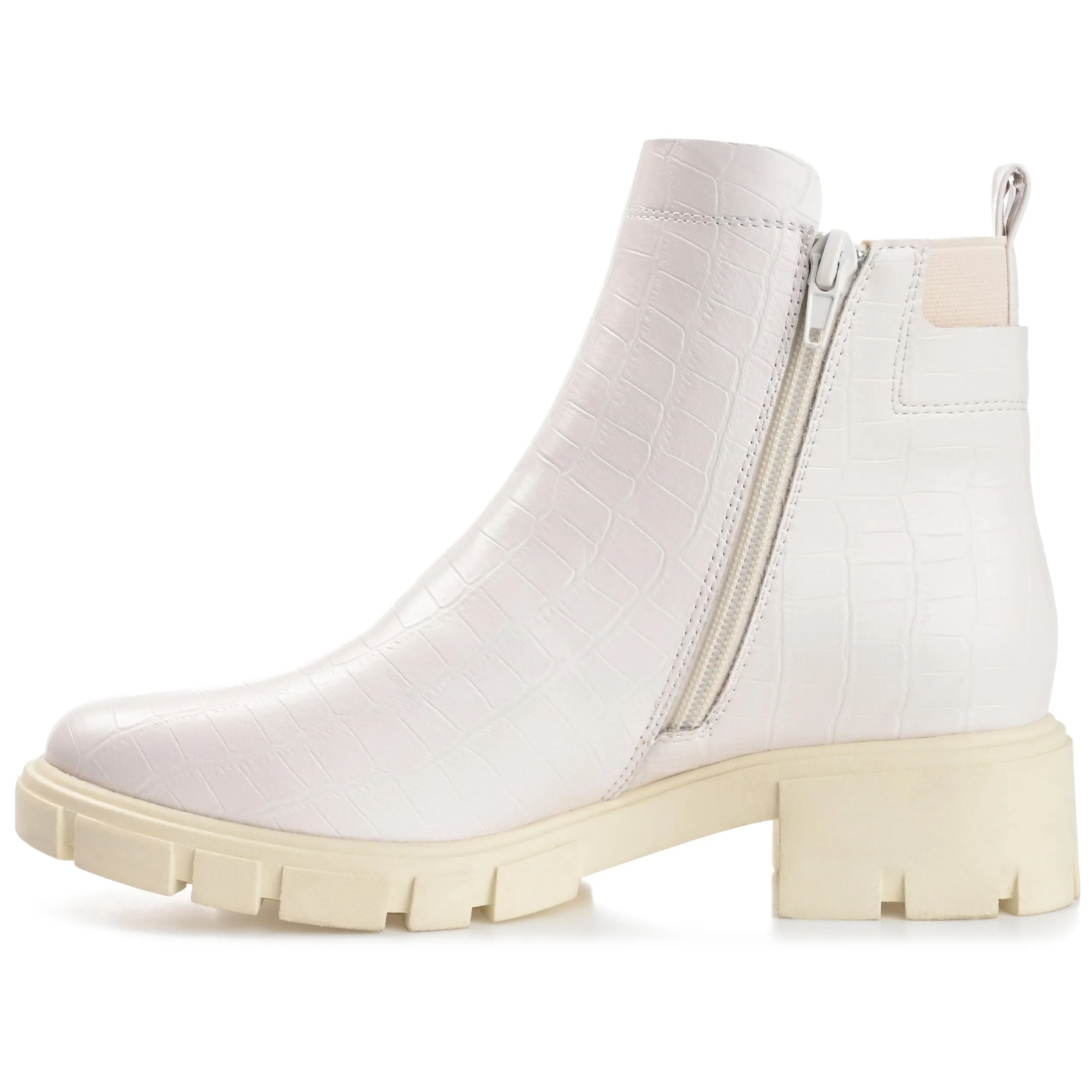 Journee Collection Womens Jeeva Tru Comfort Foam Inside Zip Block Heel Booties