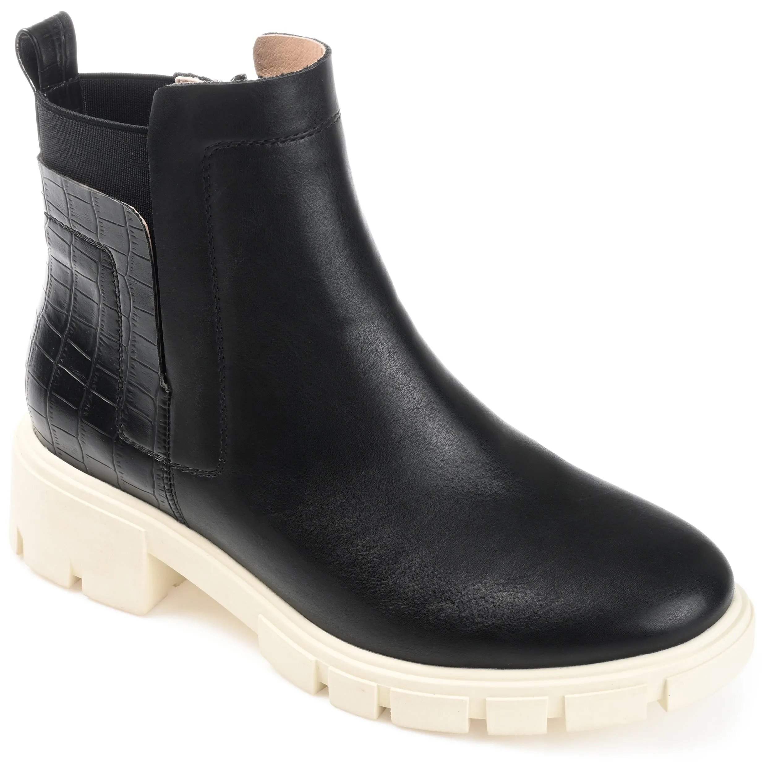 Journee Collection Womens Jeeva Tru Comfort Foam Inside Zip Block Heel Booties