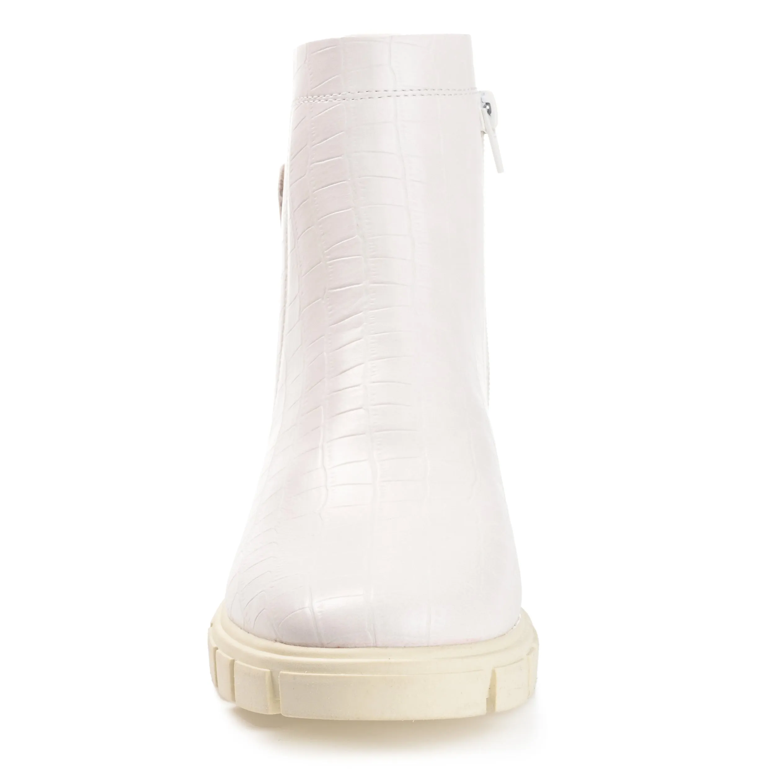 Journee Collection Womens Jeeva Tru Comfort Foam Inside Zip Block Heel Booties