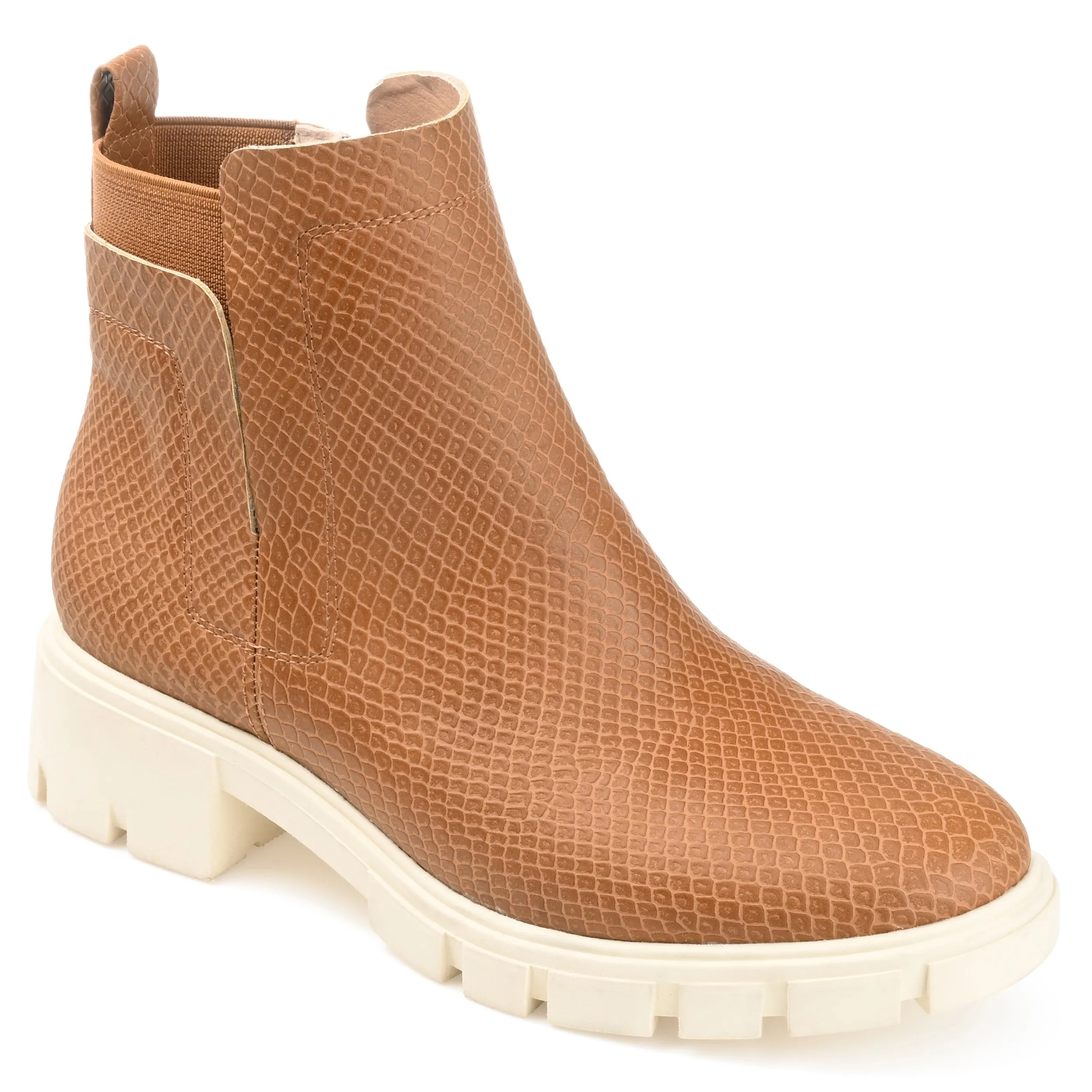Journee Collection Womens Jeeva Tru Comfort Foam Inside Zip Block Heel Booties