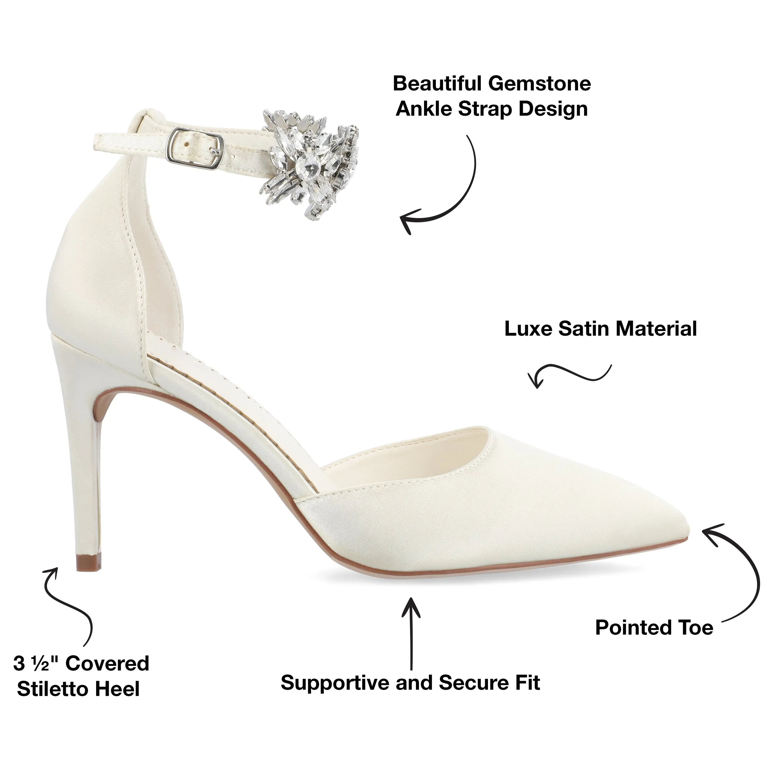 Journee Collection Women's Loxley Pump