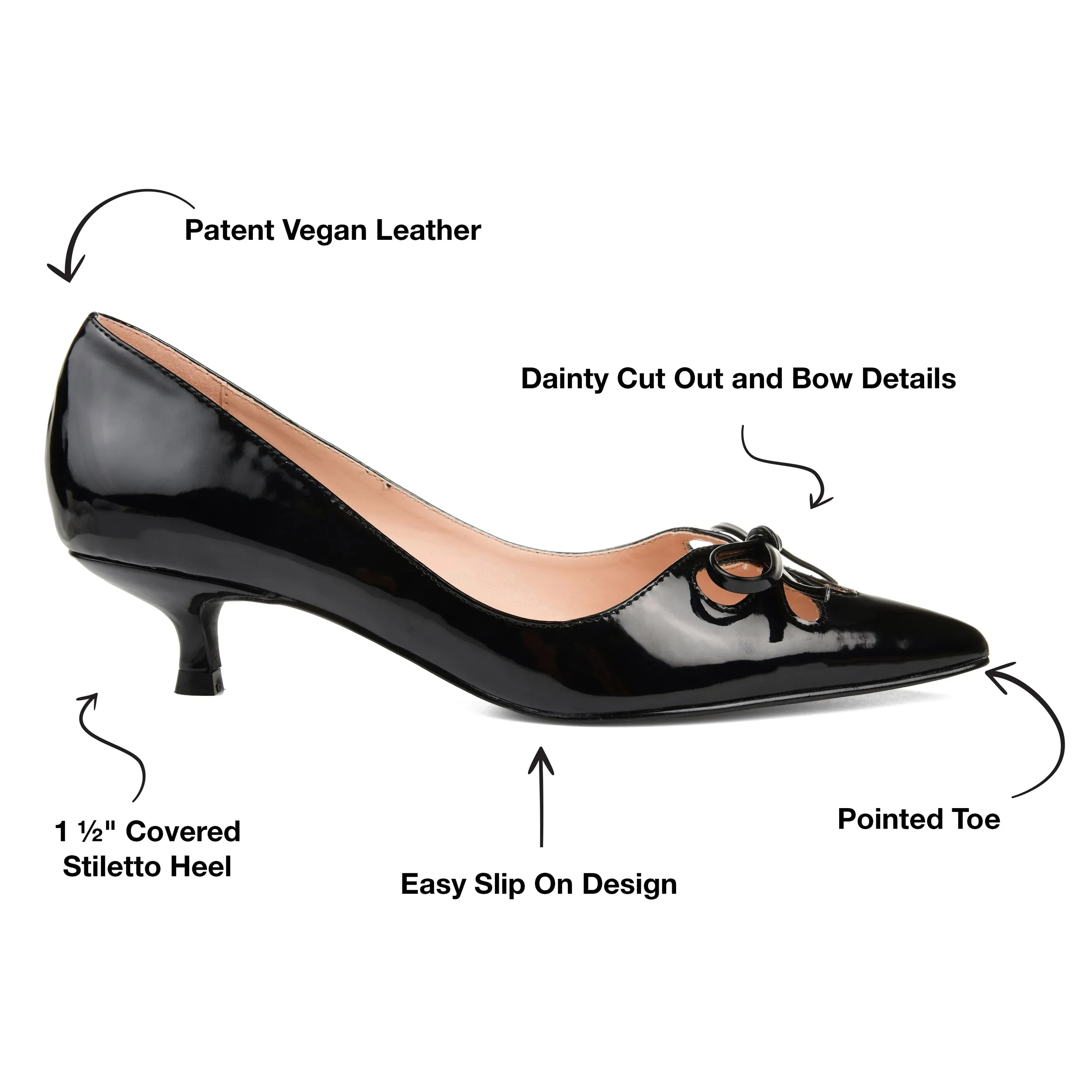 Journee Collection Women's Lutana Kitten Heel