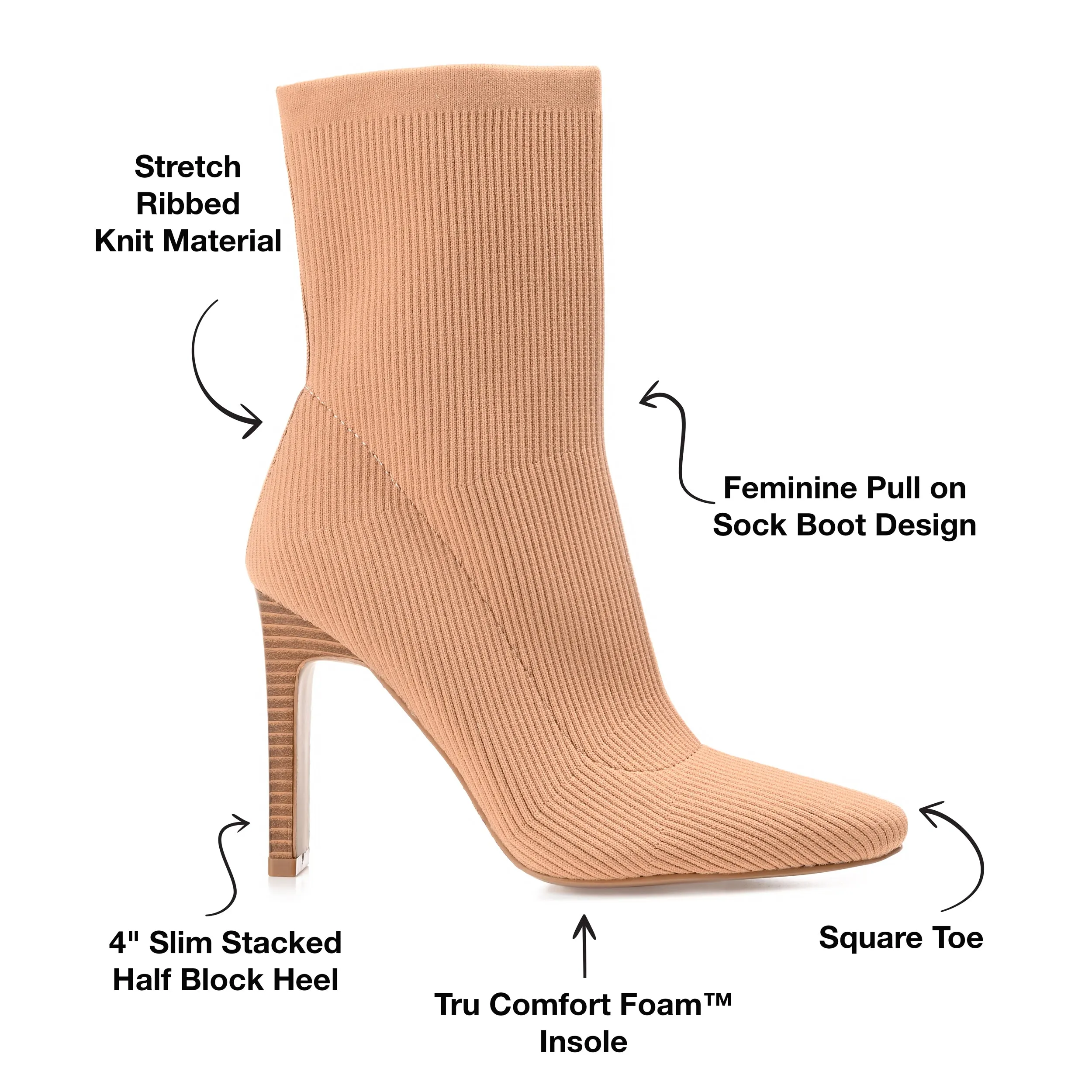 Journee Collection Women's Tru Comfort Foam Elissa Bootie