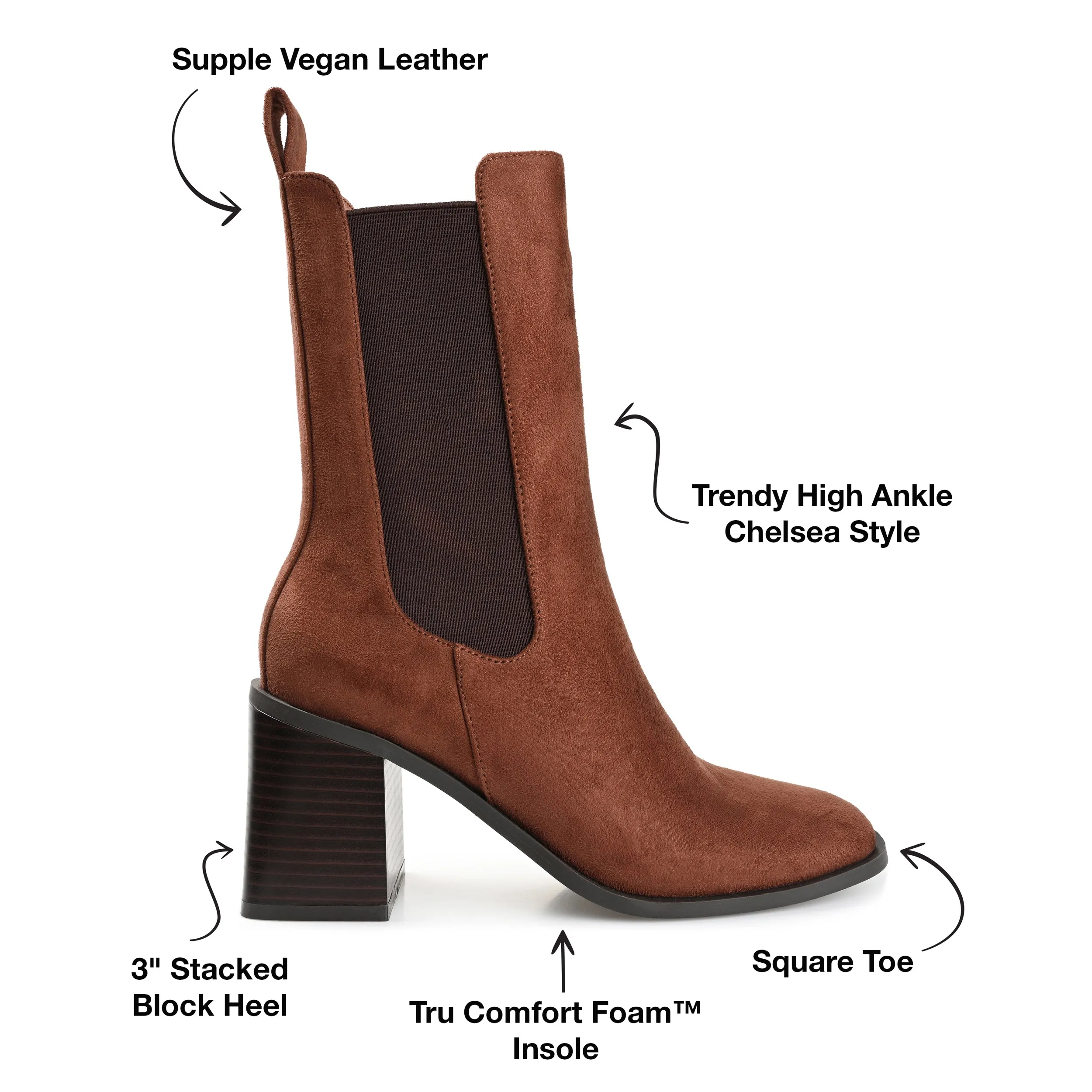 Journee Collection Women's Tru Comfort Foam Kaydia Bootie