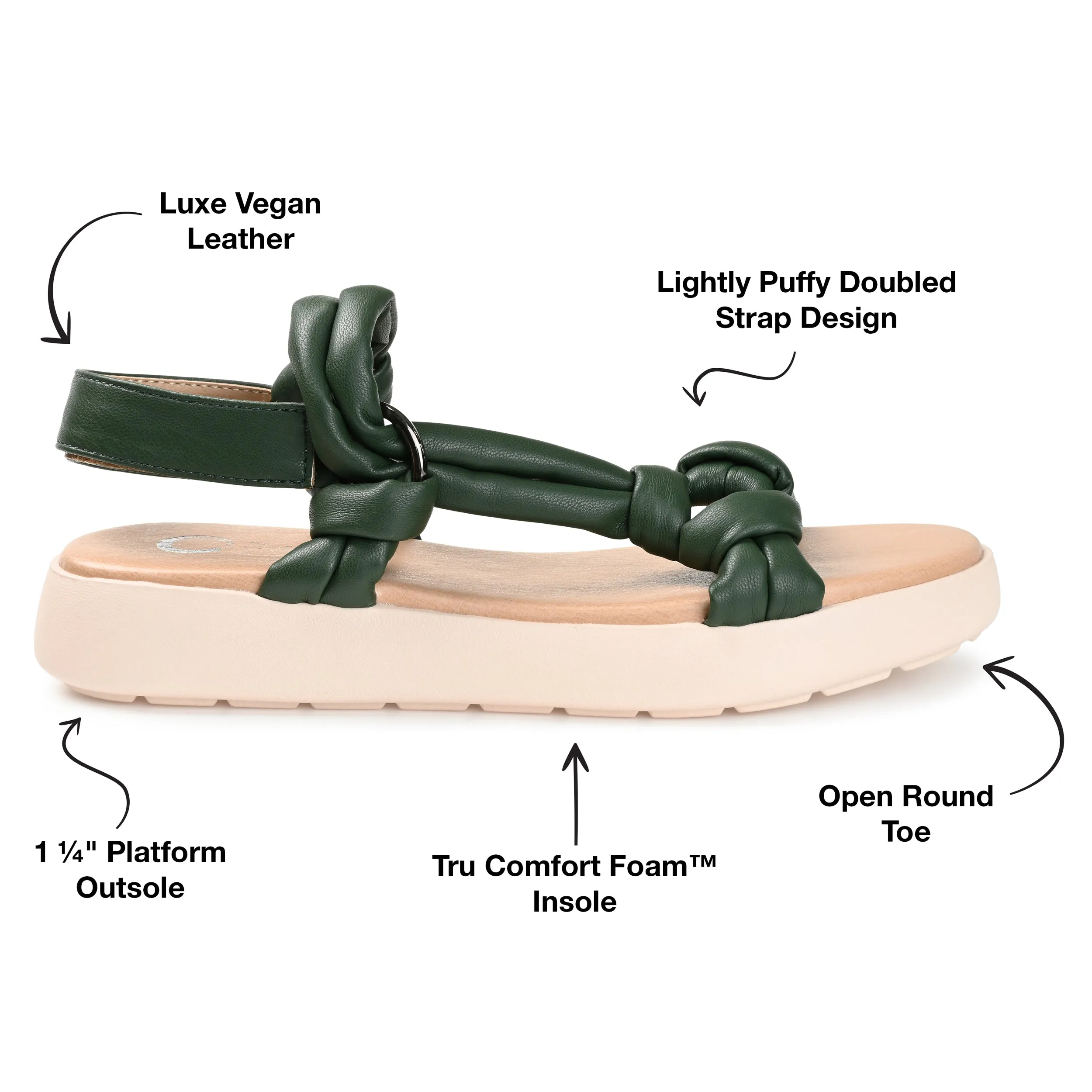Journee Collection Women's Tru Comfort Foam Marri Sandal