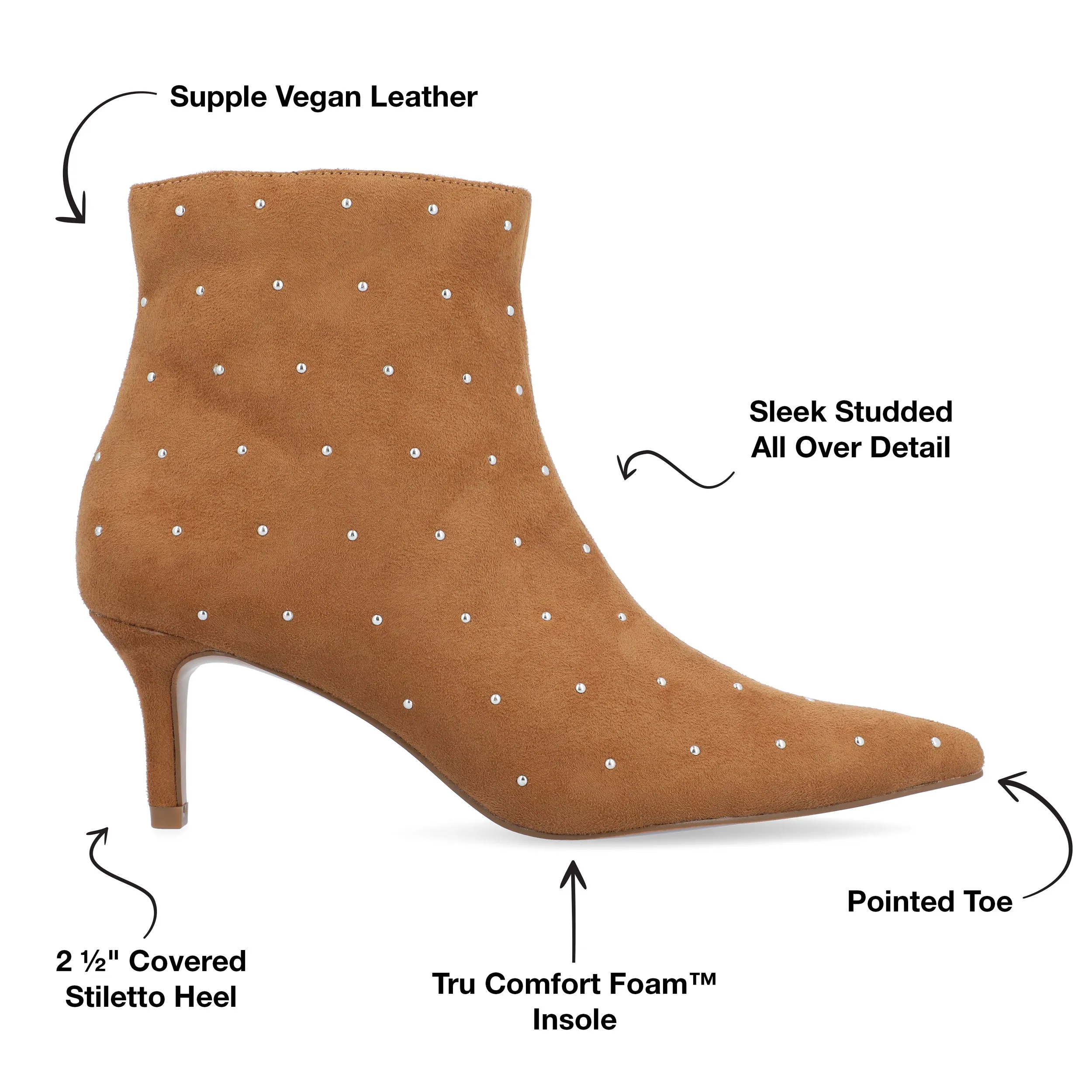 Journee Collection Women's Tru Comfort Foam Rossia Bootie