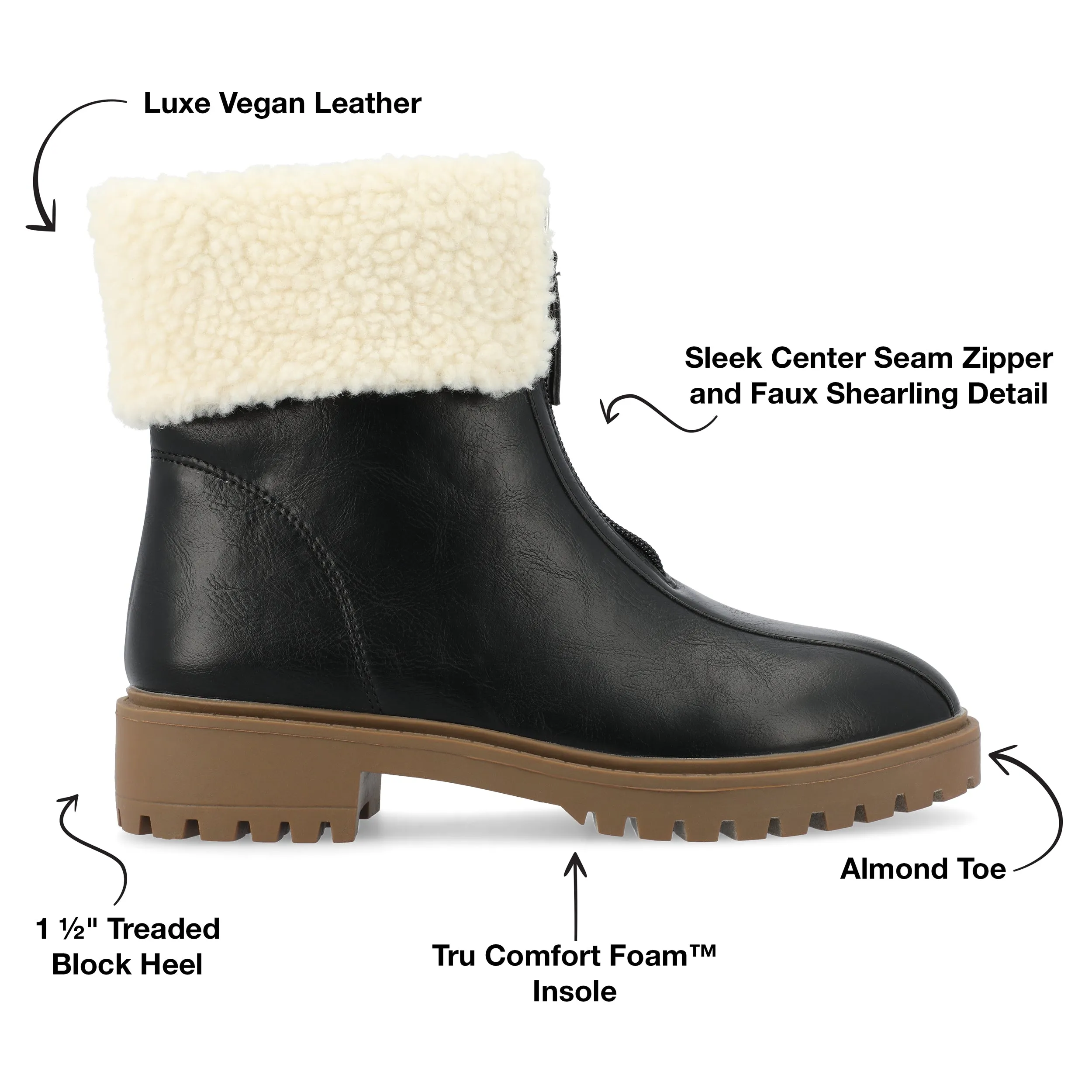 Journee Women's Tru Comfort Foam Fynn Bootie