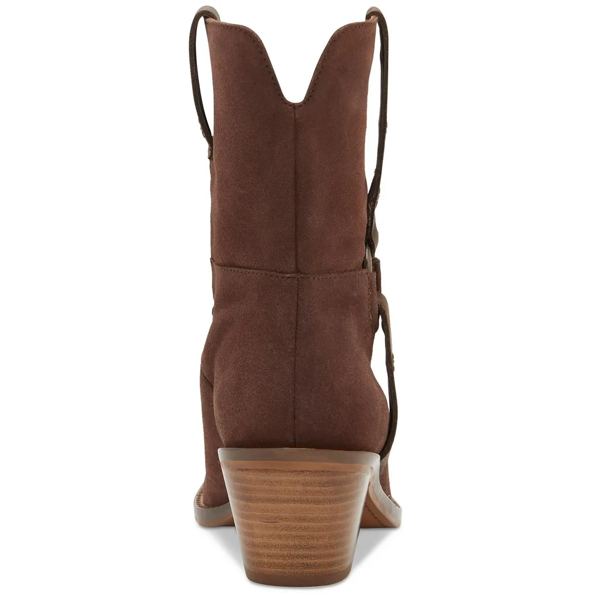 Kamaree Womens Suede Embellished Ankle Boots