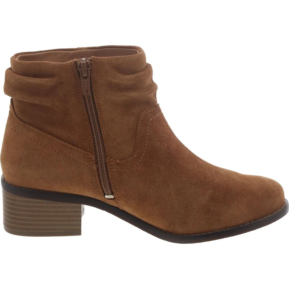 Kanela Womens Suede Slouchy Ankle Boots
