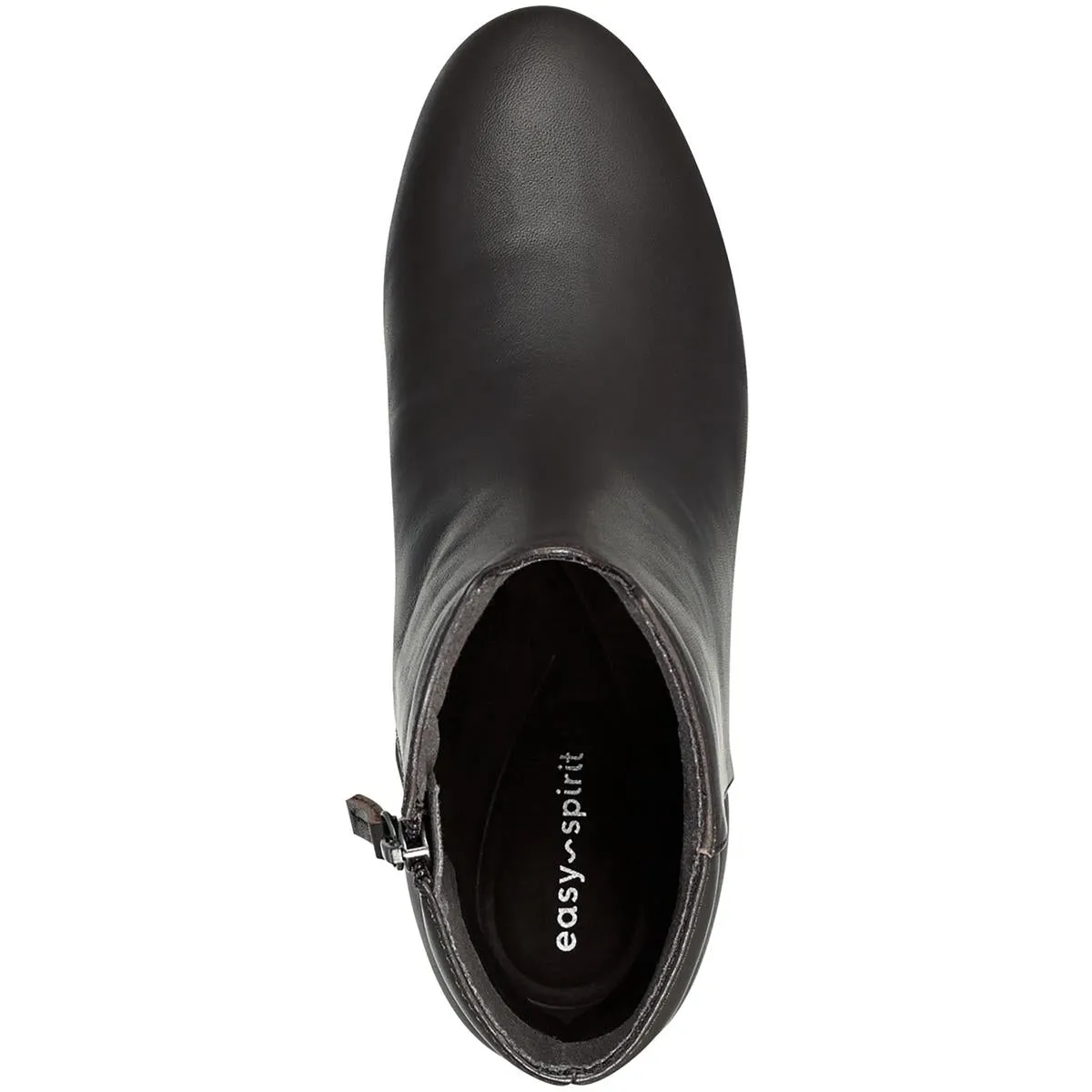 Karen Womens Leather Side Zip Ankle Boots