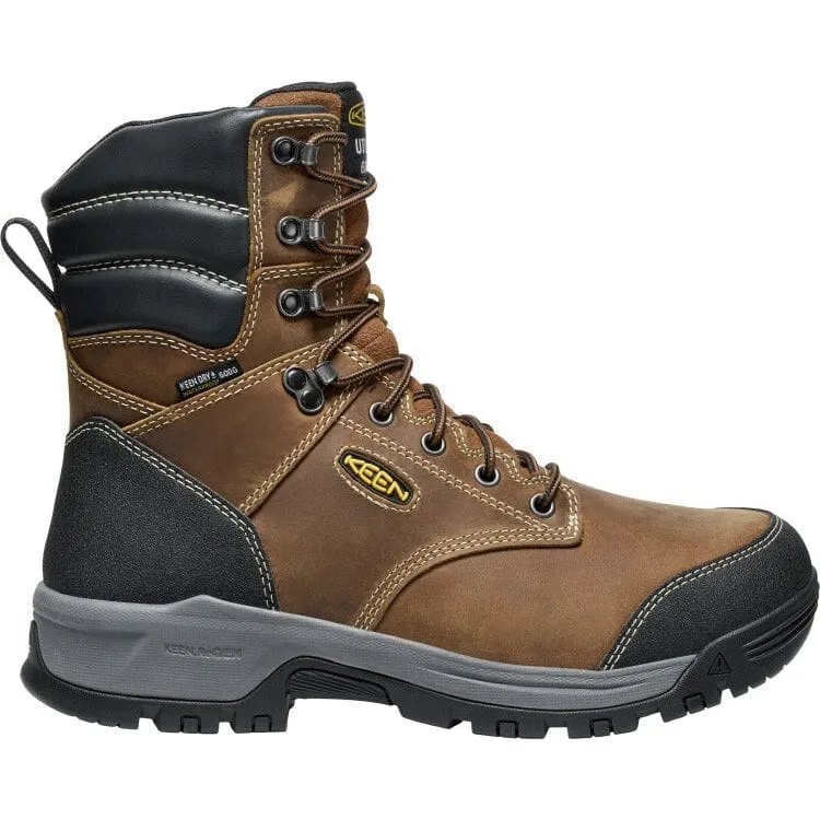 KEEN EVANSTON 8" INSULATED WATRPROOF SOFT TOE BOOT MEN'S MEDIUM AND WIDE