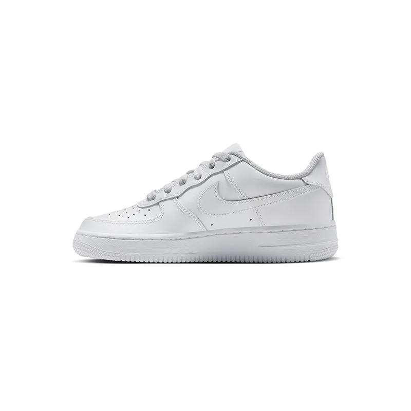 Kid's Grade School Air Force 1 LE White/White/White