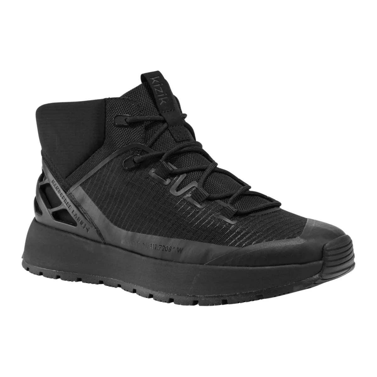 Kizik Men's Wasatch Mid Blackout