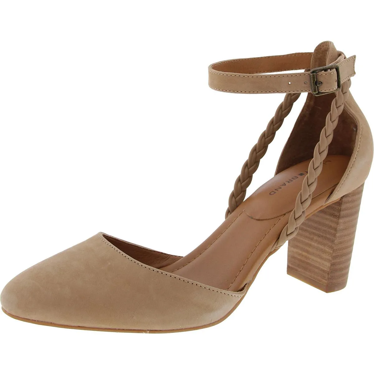 Kohama Womens Braided Leather Ankle Strap